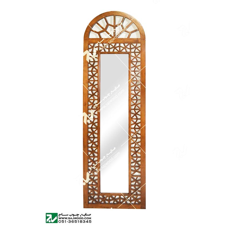 ایینه دیواری،تمام قدی چوبی سنتی گره چینی مشبک