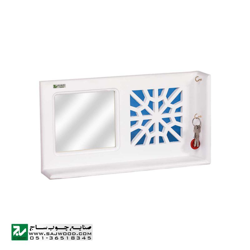 جا کلیدی و شلف دیواری صنایع چوب ساج مدل 612