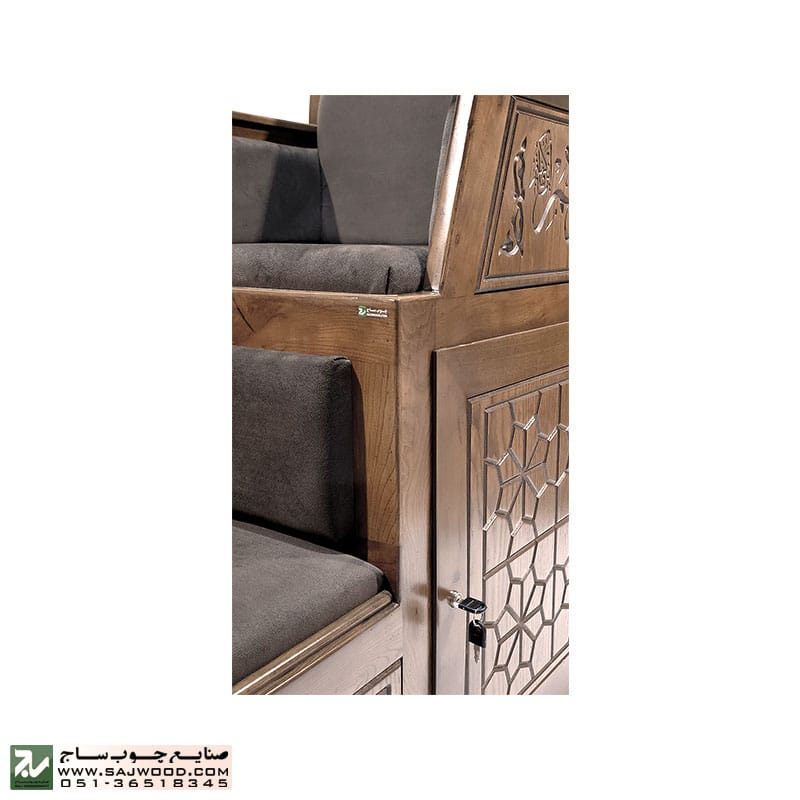 منبر چوبی صنایع چوب ساج کد 130 سفارشی